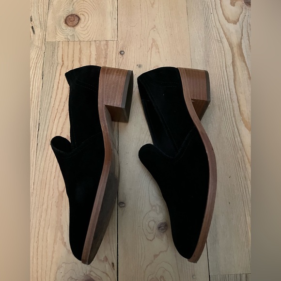 Soludos Sophia loafer black suede size 9 - Picture 3 of 6